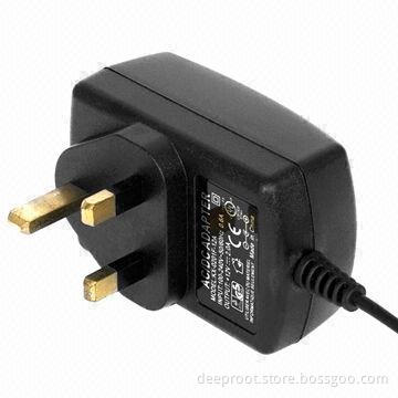 AC/DC Adapter for CCTV Camera with 18W Maximum Output Power, British Plug